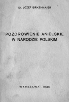 Pozdrowienie anielskie w narodzie polskim