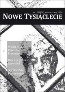 Nowe Tysiąclecie. 2009, nr 1 (54)